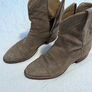 Tecovas Men's Western Boots - Taupe Suede